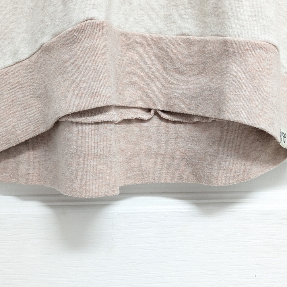 Aritzia TNA women's dusty pink soft knit long sleeve striped shirt size S - Picture 4 of 8